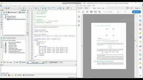 Moore Machine Verilog Implementation on Xilinx: ISE D Suite | Digital Design