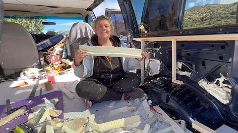 INSULATION, FLOOR, CEILING, and WALLS for my DIY van build- FORD E350 VanLife