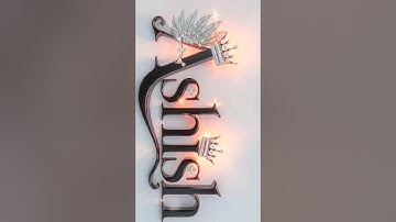 🥀Ashish❤name ka love status viral short whatsapp status Subscribe me🙏 #shorts #status #love #letter