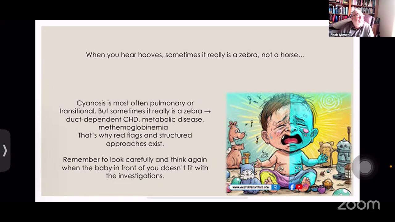 Clinical Approach to cyanosed newborn by Dr Esraa Attia Online Neonatology Round Prof Ehab Ebrahim