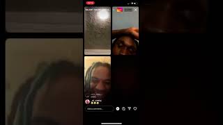 CBLU AND KEV GZ FESSING EACH OTHER UP ON LIVE
