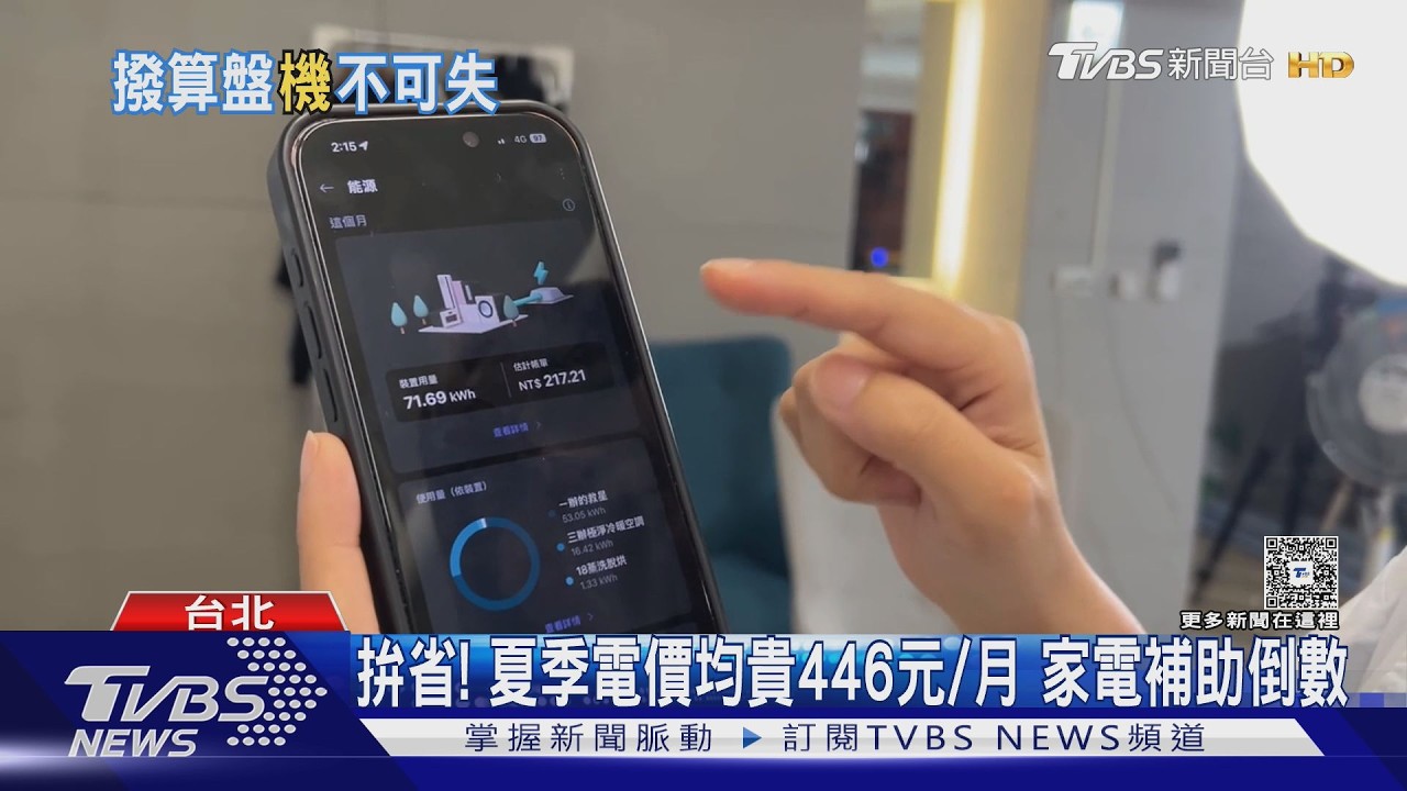 拚省! 夏季電價均貴446元/月 家電補助倒數｜TVBS新聞 @TVBSNEWS01