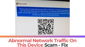 "Abnormal Network Traffic On This Device" Pop-ups - Removal & Fix [2024]