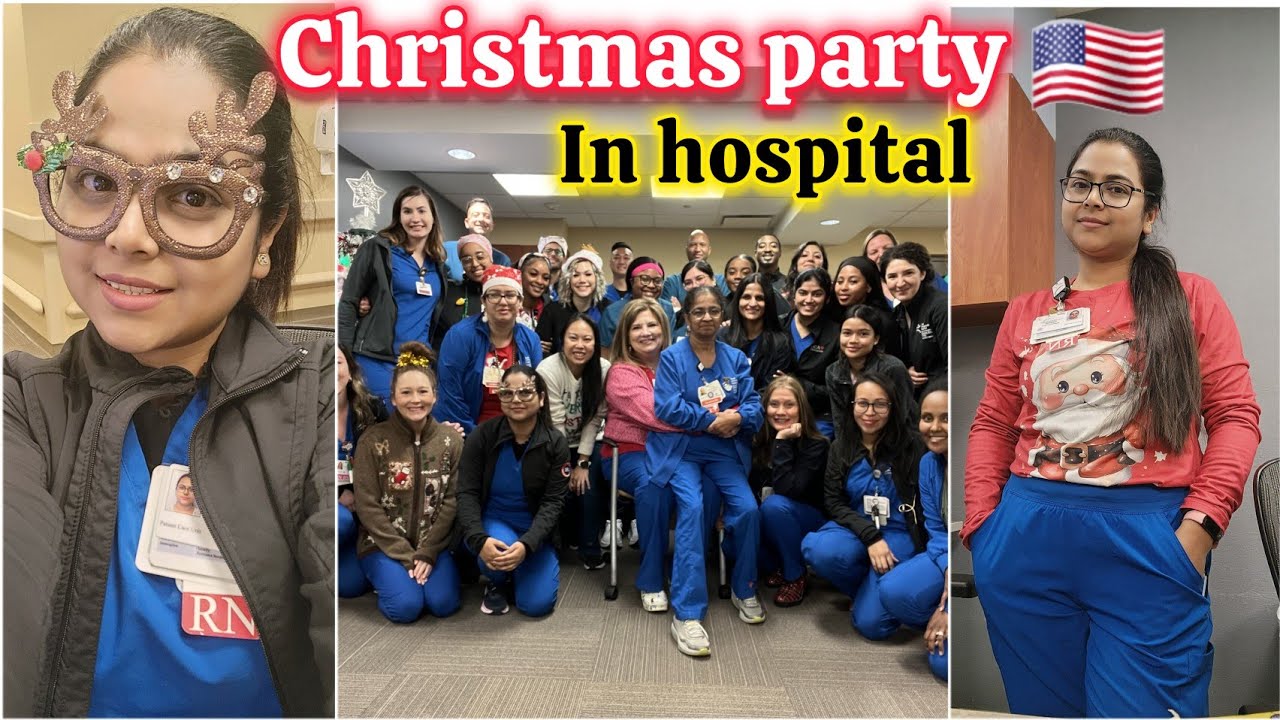 How do we celebrate Christmas in American Hospital🎄🇺🇲|| Christmas Gifts🎉🎁  