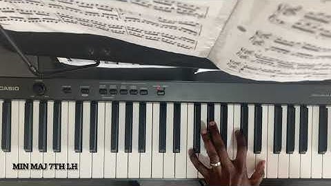 MINOR MAJOR 7th CHORDS : HOW TO PLAY THEM IN ALL KEYS + FINGERING