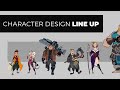 How to create a presentable character lineup