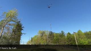 Helicopter tree trimming