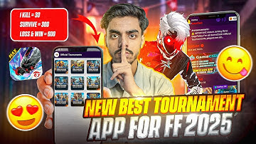 BEST TOURNAMENT APP FOR FREE FIRE💰 - 100% TRUSTED💯✅ | FREE FIRE BEST TOURNAMENT APP 2025👌