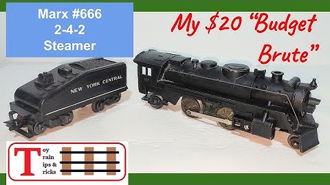 My $20 Marx #666 Steamer - Disassembly And New LED Headlight