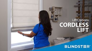 Fabric Roman Shades with Cordless Lift - Blindster QuickView