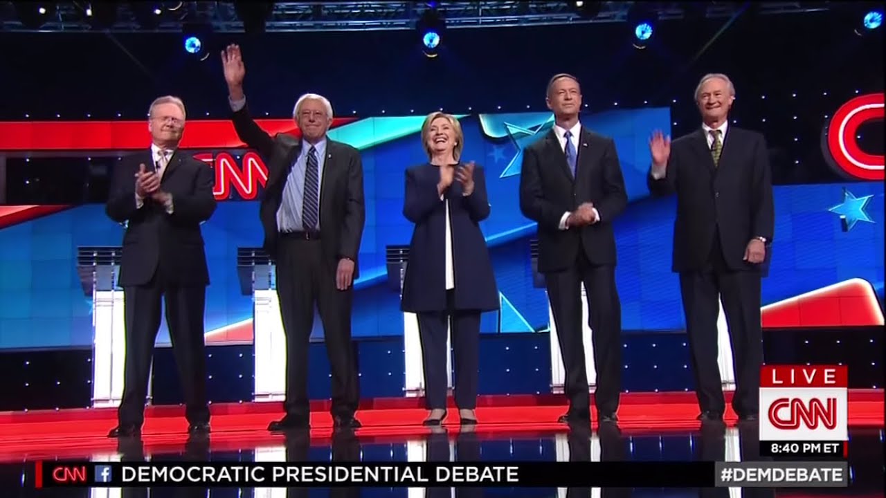 first democratic primary debate october 13 2015 on cnn youtube