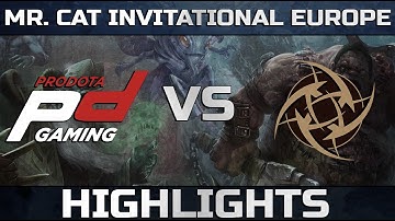 Prodota Gaming vs NiP Mr. Cat Invitational EU