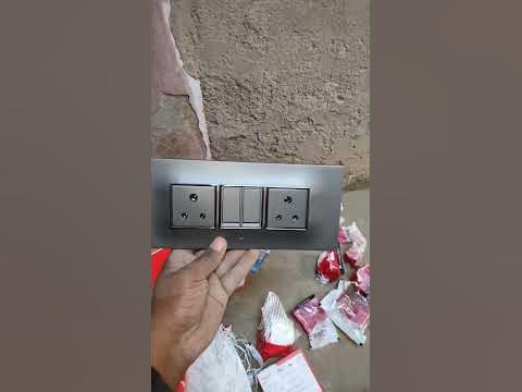 12-6-3 modular sheet switch socket indicator regulator - YouTube