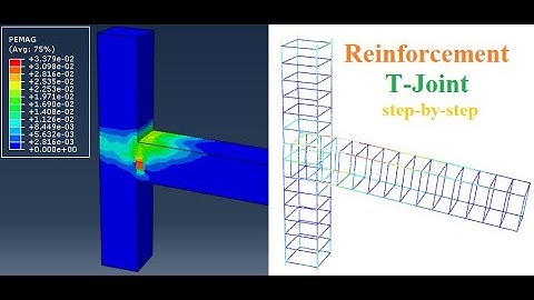 Reinforcement concrete structure step-by-step analysis with ABAQUS
