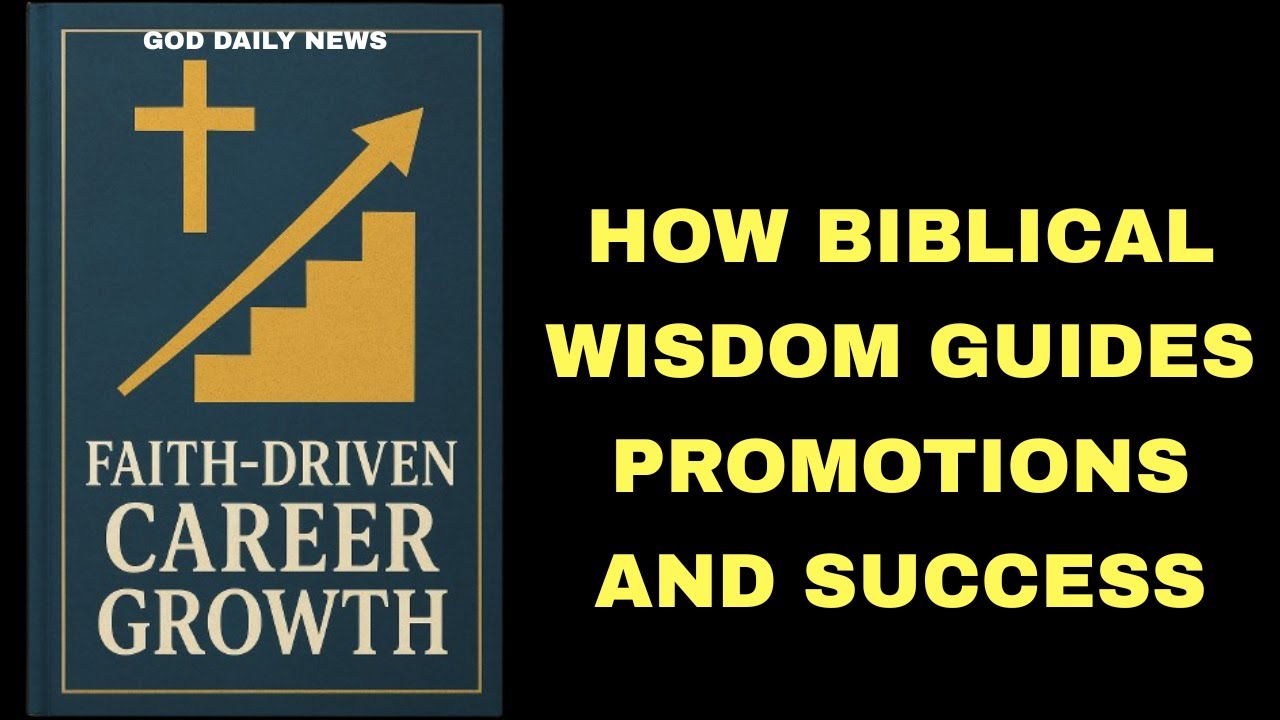 Faith-Driven Career Growth: How Biblical Wisdom Guides Promotions and Success