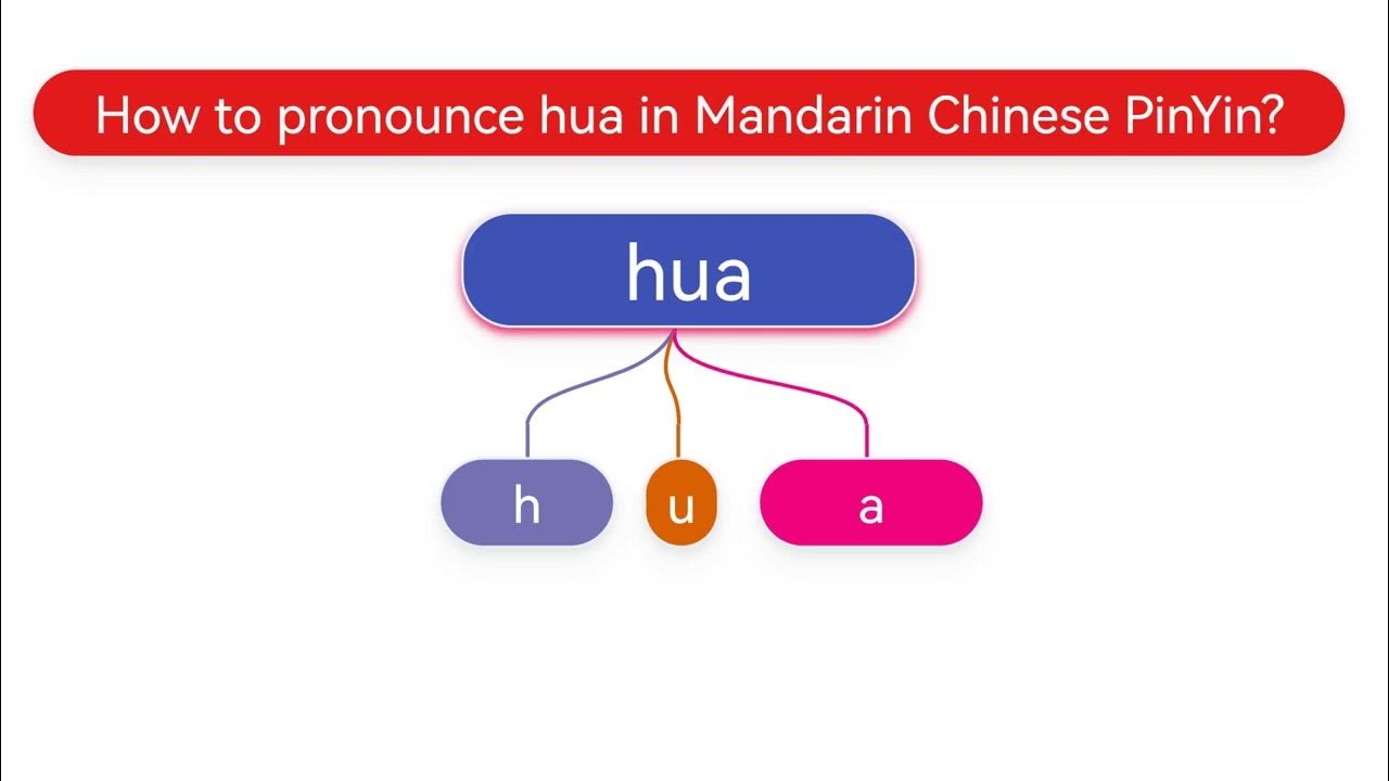 How to pronounce hua(huā,huá,huà) in Mandarin Chinese Pinyin? YouTube