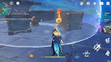 Go to the marked location to retrieve data (0/3) _ Genshin Impact 