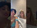 Disneyland and love island are lowkey the same place #disney #jasmine #princess #characterperformer