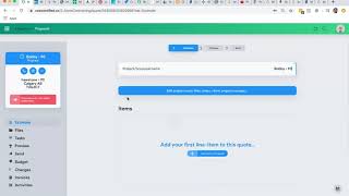 How To Start Building a Quote or Estimate Using CostCertified screenshot 4