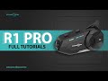 Freedconn r1 pro motorcycle helmet bluetooth headset full tutorial
