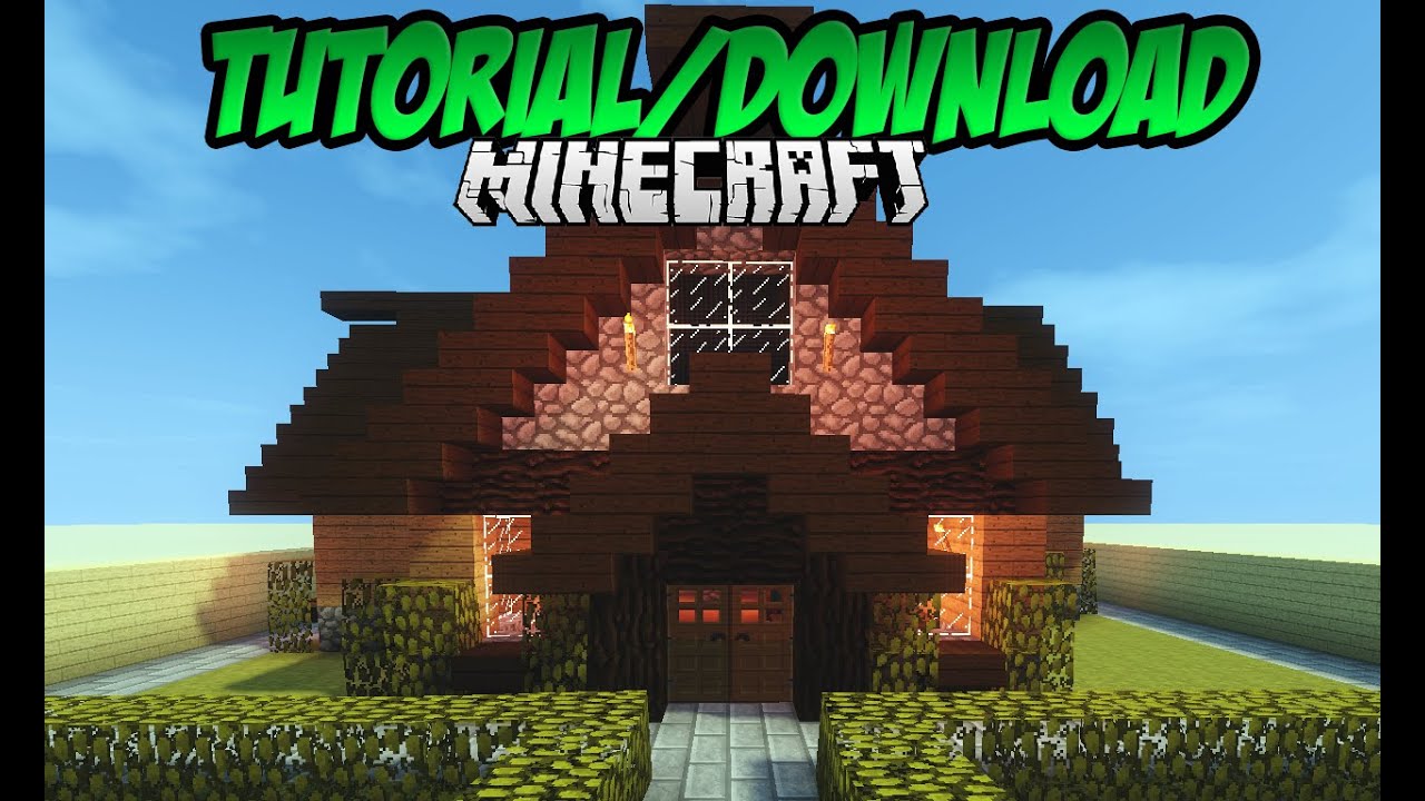 Tutoriais Minecraft: Como Construir uma Casa Rustica 