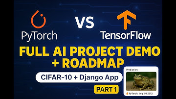 PyTorch vs TensorFlow | Full AI Project Demo + Roadmap (CIFAR-10 + Django App) | Part 1