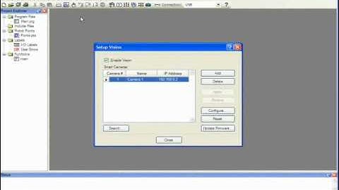 EPSON Robots Smart Camera Vision Guide (Camera Reset)