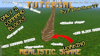 TUTORIAL | How to make Snakes in MCBE 1.16.0.61