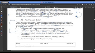 Software Testing - ISTQB Foundation Level - CH1- pt11: Test Process in Context
