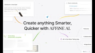 AFFiNE AI - Write, Draw and Present with AI