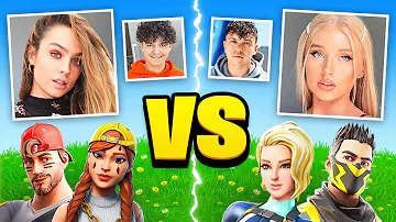 FaZe Jarvis & DREAM GIRL VS FaZe Kay & Girlfriend (Fortnite 1v1)