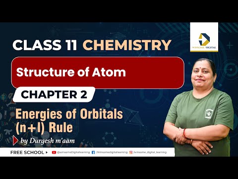 Class 11 Chemistry Chapter 2 Structure of Atom | Energies of Orbitals ...
