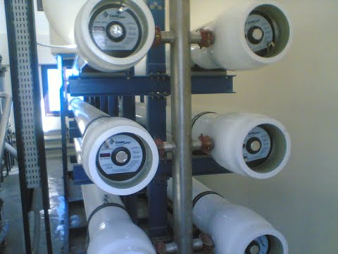 فكره مبسطه عن نظام تحليه المياه    