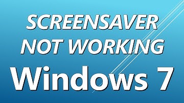 windows could not start this screensaver not working How do I add a screensaver