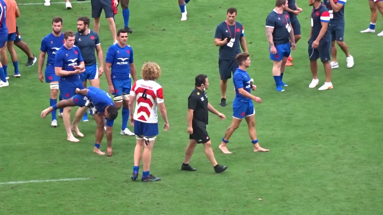 日本代表vsフランス代表 ノーサイド後の両チームがグランドを一周 ラグビー日本代表 Japon Vs France Lesbleus Rugby 22 07 09 Youtube 日本代表vsフランス代表 ノーサイド後の両チームがグランドを一周 ラグビー日本代表 Japon Vs France Lesbleus Rugby 22 07 09 Youtube