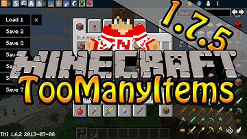 Minecraft 1.7.5: How to install TooManyItems Mod for PC!! (Non-Forge)