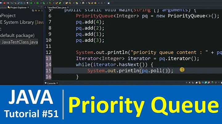 Java Tutorial #51 - Java PriorityQueue Class with Examples (Collections)