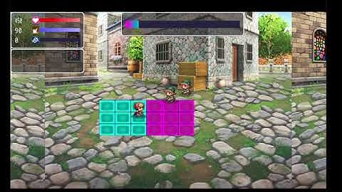 [RPG Maker]Synrec Live Battle Grid, Enemy Movement