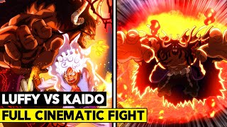Luffy Embarrassed Kaido with Gear 5! Luffy vs Kaido Full Cinematic Fight