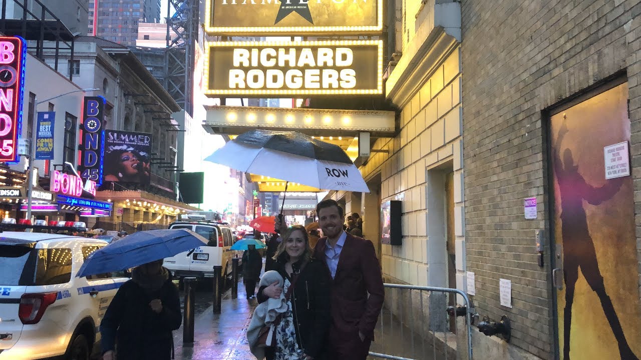 Nicole Stringer's Front Row Experience:  Hamilton Live on Broadway