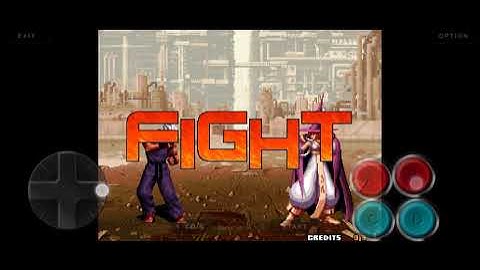 Playing Shin Akuma - Snk Vs Capcom SVC Chaos Using Mame4droid Story Mode