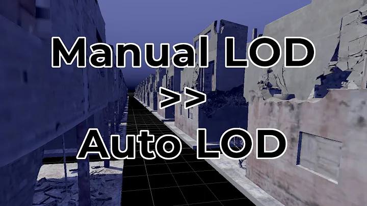 Improve your Godot scene 10x with Manual LODs