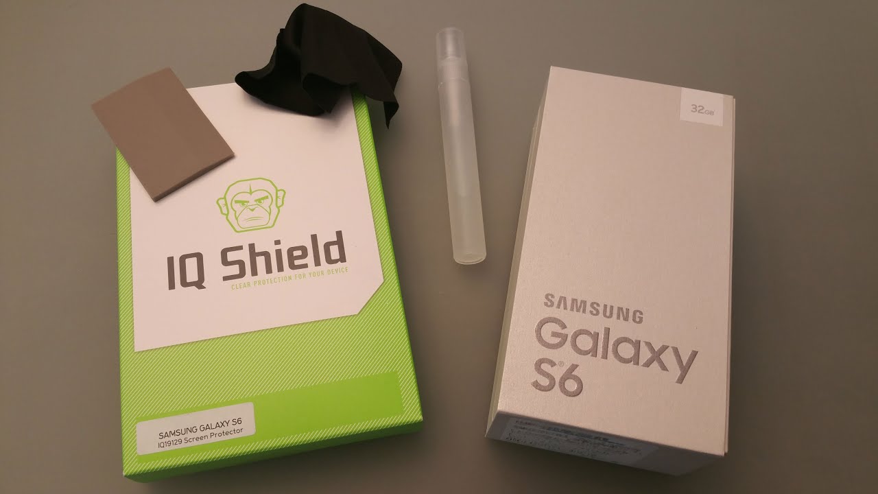 How to install a screen protector on the Samsung Galaxy S6 by ...