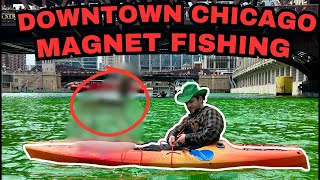 Magnet Fishing the Green Chicago River — St. Patrick’s Day Finds