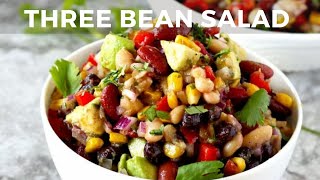 Easy Mexican Three Bean Salad Recipe