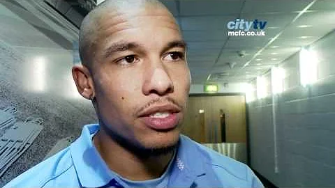 Manchester City 4-1 Aston Villa: Nigel De Jong's post-match interview