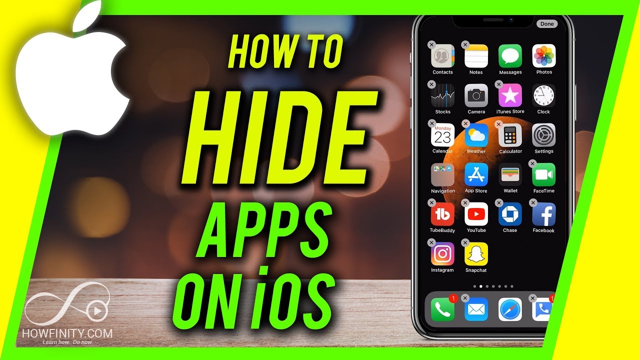 How to HIDE APPS on iPhone - YouTube