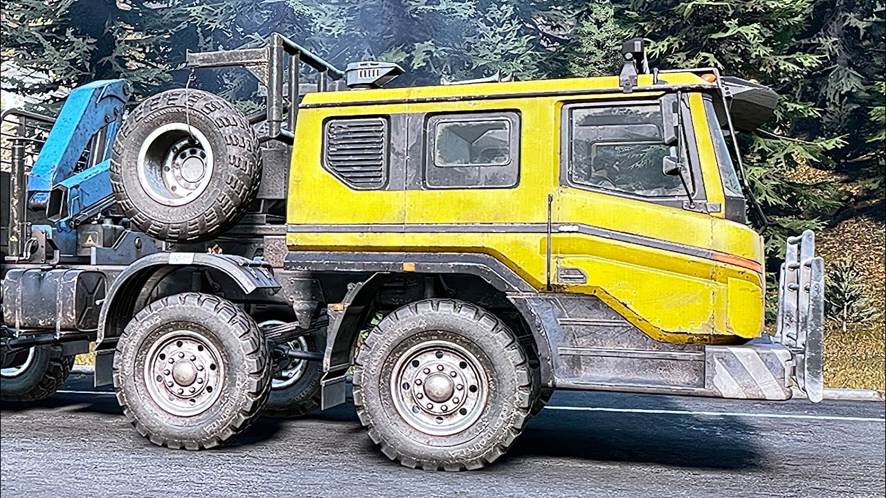 Snowrunner Active suspension upgrade location for Azov 73210 YouTube