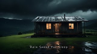 Sleep peacefully with of rain and thunder on the metal roof | Heavy Rain At Night