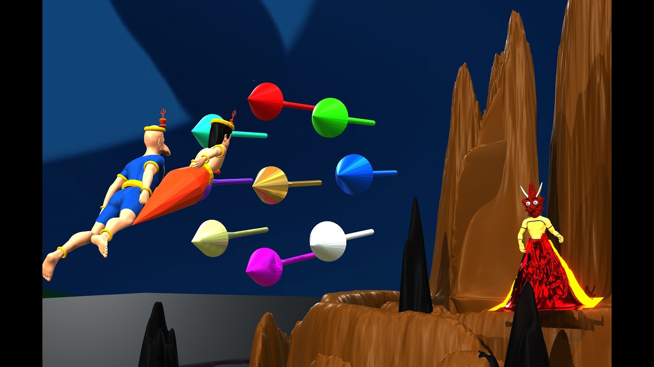 Volcanoman part 4 | kaddu paddu | pagal beta | chudail  cartoon | bhoot wala | 